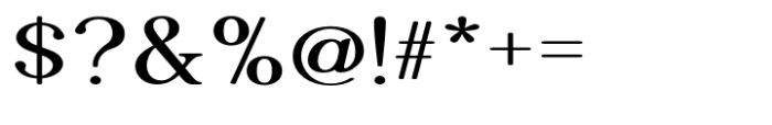 Thyne Bold Expanded Font OTHER CHARS