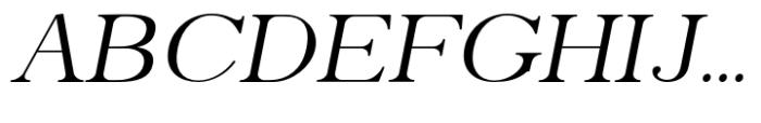 Thyne Expanded Italic Font UPPERCASE