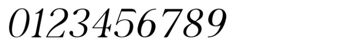 Thyne Italic Font OTHER CHARS