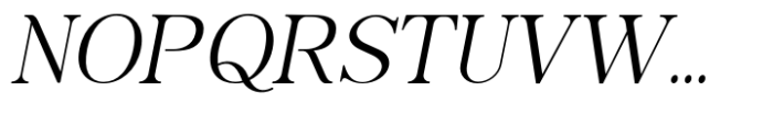 Thyne Italic Font UPPERCASE
