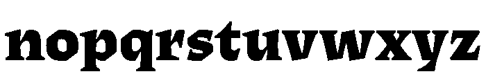 ThanatosVF DeckBlack Instance Font LOWERCASE