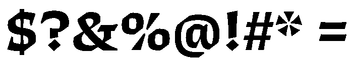 ThanatosVF DeckBold Instance Font OTHER CHARS