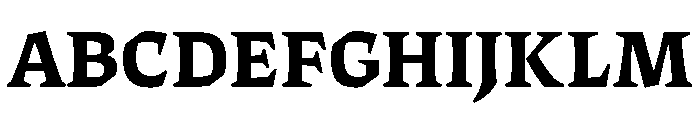 ThanatosVF DeckBold Instance Font UPPERCASE