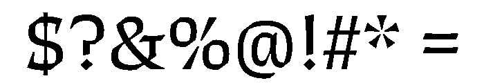ThanatosVF DeckBook Instance Font OTHER CHARS