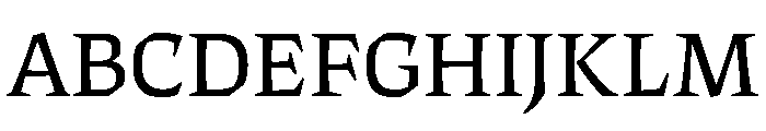 ThanatosVF DeckBook Instance Font UPPERCASE