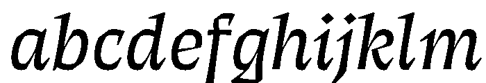ThanatosVF DeckBookItalic Instance FONT
