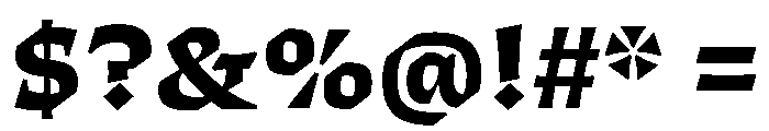 ThanatosVF DeckExtraBold Instance Font OTHER CHARS