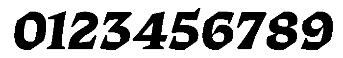 ThanatosVF DeckExtraBoldItalic Instance Font OTHER CHARS