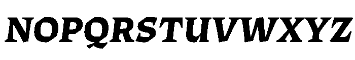 ThanatosVF DeckExtraBoldItalic Instance Font UPPERCASE