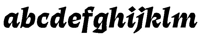 ThanatosVF DeckExtraBoldItalic Instance FONT