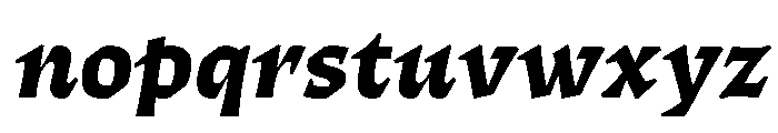 ThanatosVF DeckExtraBoldItalic Instance Font LOWERCASE