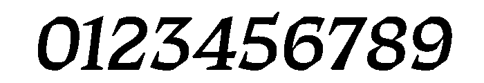 ThanatosVF DeckItalic Instance Font OTHER CHARS