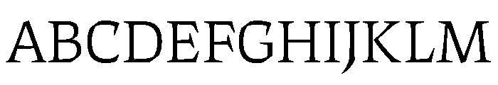 ThanatosVF DeckLight Instance Font UPPERCASE