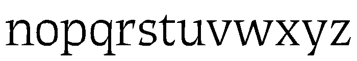 ThanatosVF DeckLight Instance Font LOWERCASE