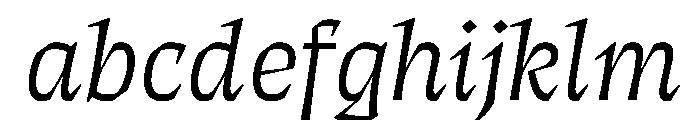 ThanatosVF DeckLightItalic Instance FONT
