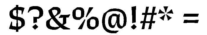 ThanatosVF DeckRegular Instance Font OTHER CHARS