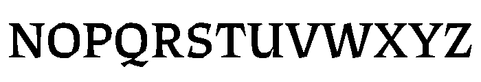 ThanatosVF DeckRegular Instance Font UPPERCASE
