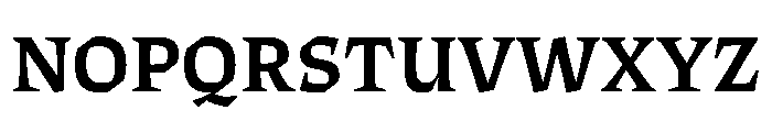 ThanatosVF DeckSemiBold Instance Font UPPERCASE