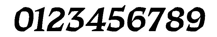 ThanatosVF DeckSemiBoldItalic Instance Font OTHER CHARS