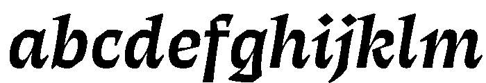 ThanatosVF DeckSemiBoldItalic Instance FONT
