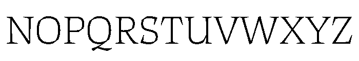 ThanatosVF DeckThin Instance Font UPPERCASE