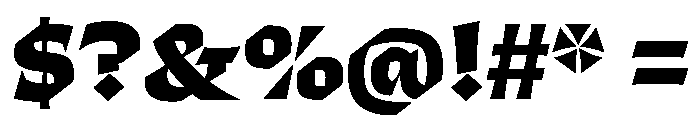 ThanatosVF DisplayBlack Instance Font OTHER CHARS