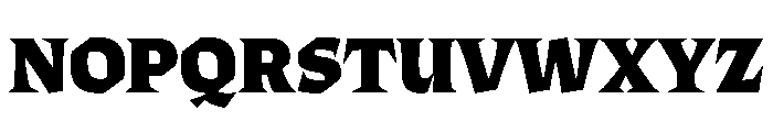 ThanatosVF DisplayBlack Instance Font UPPERCASE