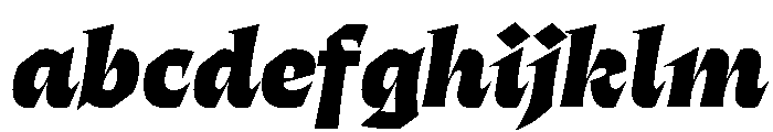 ThanatosVF DisplayBlackItalic Instance FONT
