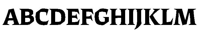 ThanatosVF DisplayBold Instance Font UPPERCASE