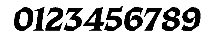 ThanatosVF DisplayBoldItalic Instance Font OTHER CHARS
