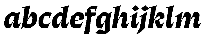 ThanatosVF DisplayBoldItalic Instance FONT
