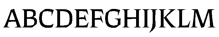 ThanatosVF DisplayBook Instance Font UPPERCASE