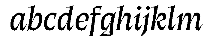 ThanatosVF DisplayBookItalic Instance FONT