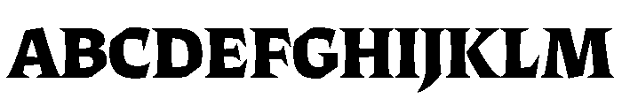 ThanatosVF DisplayExtraBold Instance Font UPPERCASE