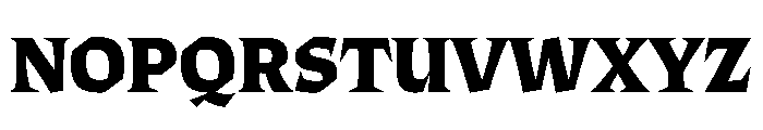 ThanatosVF DisplayExtraBold Instance Font UPPERCASE