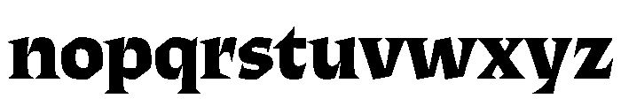 ThanatosVF DisplayExtraBold Instance Font LOWERCASE