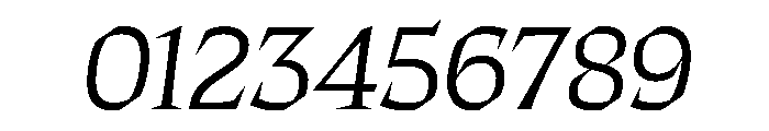 ThanatosVF DisplayLightItalic Instance Font OTHER CHARS