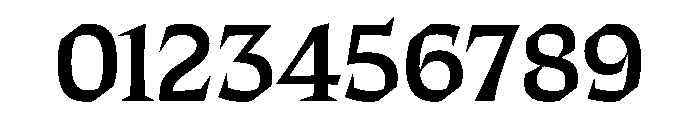 ThanatosVF DisplayRegular Instance Font OTHER CHARS