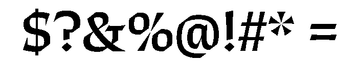 ThanatosVF DisplayRegular Instance Font OTHER CHARS