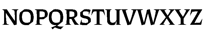 ThanatosVF DisplayRegular Instance Font UPPERCASE