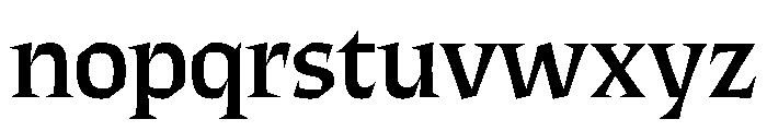 ThanatosVF DisplayRegular Instance Font LOWERCASE