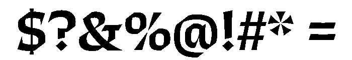 ThanatosVF DisplaySemiBold Instance Font OTHER CHARS