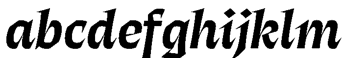 ThanatosVF DisplaySemiBoldItalic Instance FONT