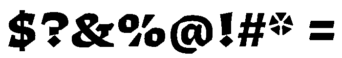 ThanatosVF TextBlack Instance Font OTHER CHARS