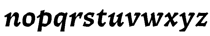 ThanatosVF TextBoldItalic Instance Font LOWERCASE