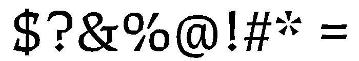 ThanatosVF TextBook Instance Font OTHER CHARS