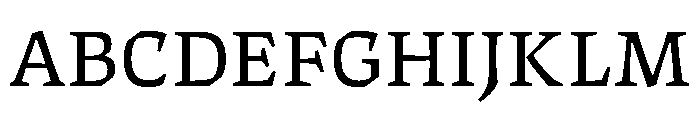 ThanatosVF TextBook Instance Font UPPERCASE