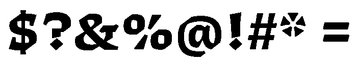 ThanatosVF TextExtraBold Instance Font OTHER CHARS