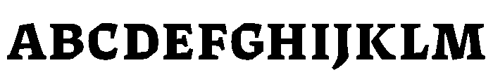 ThanatosVF TextExtraBold Instance Font UPPERCASE