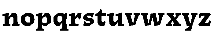 ThanatosVF TextExtraBold Instance Font LOWERCASE